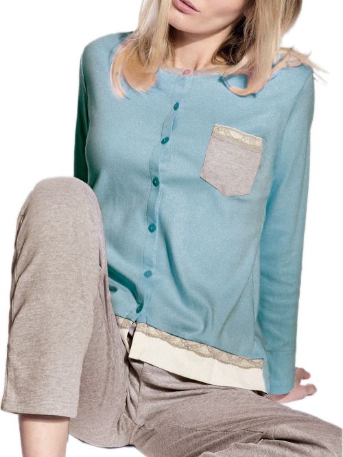 Πυτζάμα Γυναικεία INFIORE LADYLIKE - 100% Βαμβάκι - 3&4XL