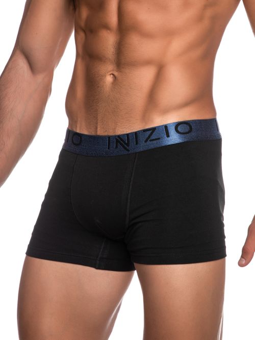 INIZIO Boxer - Black/Jean - Ελαστικό Βαμβάκι - Πακέτο με 2 