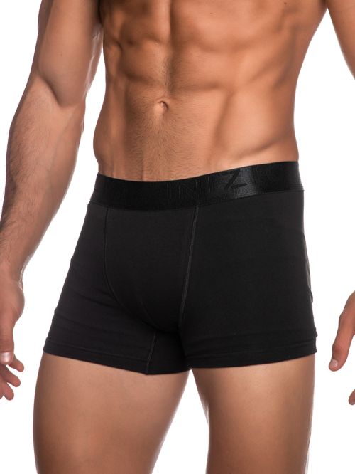 INIZIO Boxer - Black/Black - Ελαστικό Βαμβάκι - Πακέτο με 2 