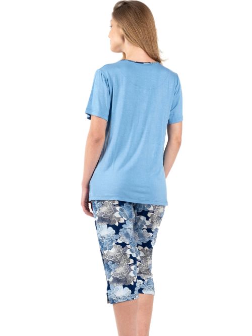 γυναικεία πυτζάμα koyote 6015 ciel μπροστά