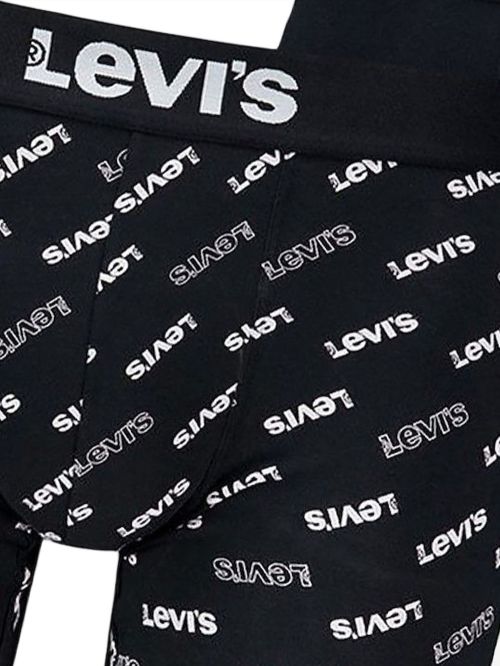 levi's boxer brief logo 701227428-003 black/white μπροστά