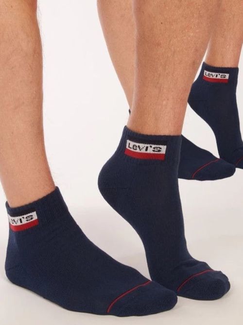 ανδρική κάλτσα ημίκοντη sportwear logo levi's 902011001-198