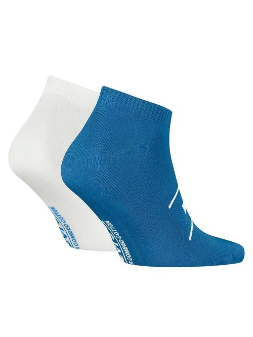 LEVIS Ανδρικό Αθλητικό Σοσόνι - Blue/White - Απαλό Οργανικό Βαμβάκι - 2 Ζευγάρια