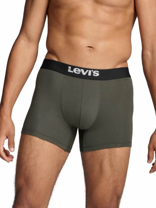 LEVIS Boxer Brief - Οργανικό Βαμβάκι - Khaki - Πακέτο με 2 