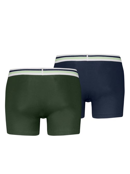 LEVIS Boxer Brief Sportswear - Eco Οργανικό Βαμβάκι - Green/Navy - Πακέτο με 2