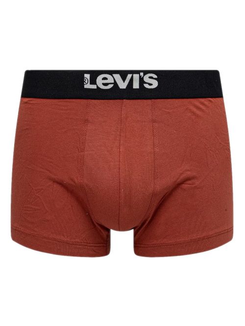 LEVIS Boxer Trunk Hipster - Οργανικό ECO Βαμβάκι - Red/Black - Πακέτο με 2