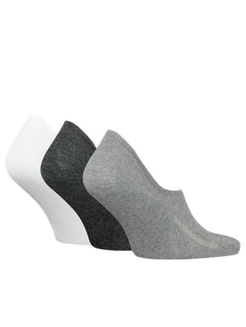 LEVIS Ανδρικό Σοσόνι Batwing Logo - Grey Combo - Οργανικό ECO Βαμβάκι - 3 Ζευγάρια