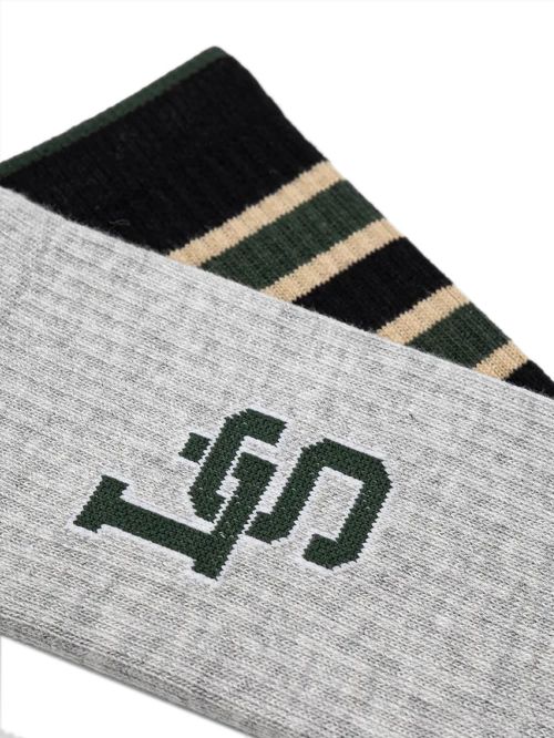 LEVIS Ανδρική Αθλητική Κάλτσα Κανονική - Green Combo - 2 Ζευγάρια