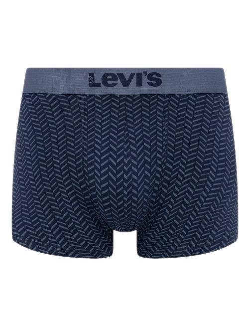LEVIS Boxer Brief HerringBone - Blue Combo - Ελαστικό Βαμβάκι - Πακέτο με 2