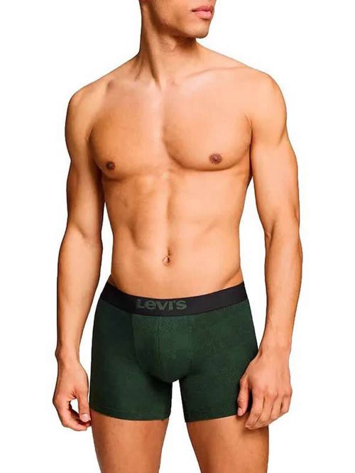 LEVIS Boxer Brief Denim Inspired - Οργανικό Eco Βαμβάκι - Green Combo - Πακέτο με 2 