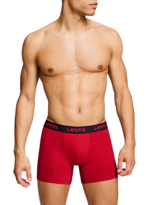 LEVIS Boxer Brief Repeat Logo - Ελαστικό Βαμβάκι - Red Combo - Πακέτο με 2 