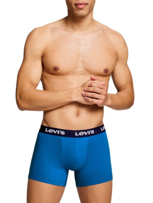 LEVIS Boxer Brief Repeat Logo - Ελαστικό Βαμβάκι - Blue Combo - Πακέτο με 2 