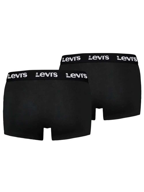 LEVIS Repeat Logo Trunk - Ελαστικό Βαμβάκι - Black - Πακέτο με 2 