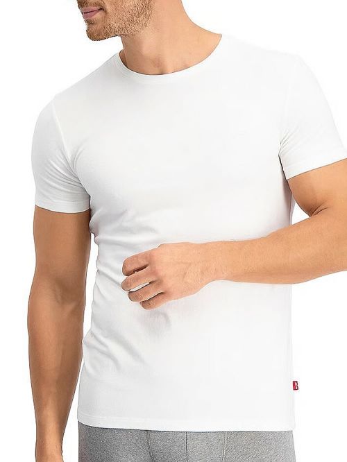 LEVIS Ανδρικά T-Shirt - Solid Crew - Ελαστικό Βαμβάκι - Πακέτο με 2