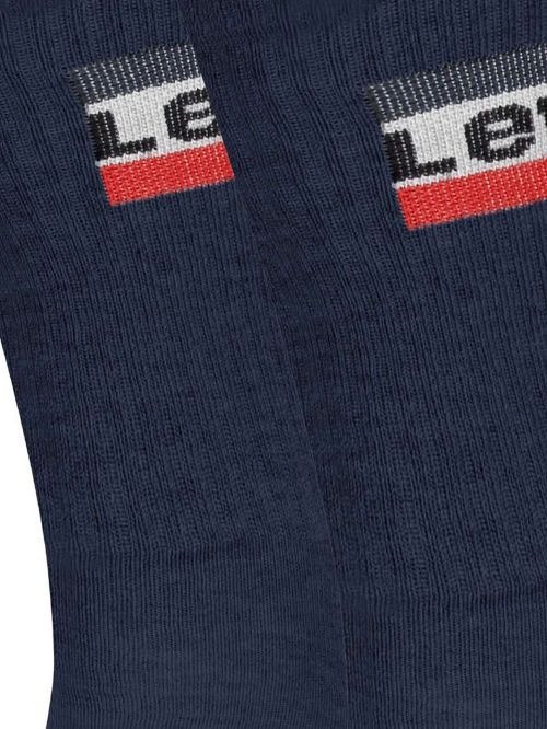 LEVIS Ανδρική Κάλτσα Αθλητική Logo - Dress Blues - 2 Ζευγάρια
