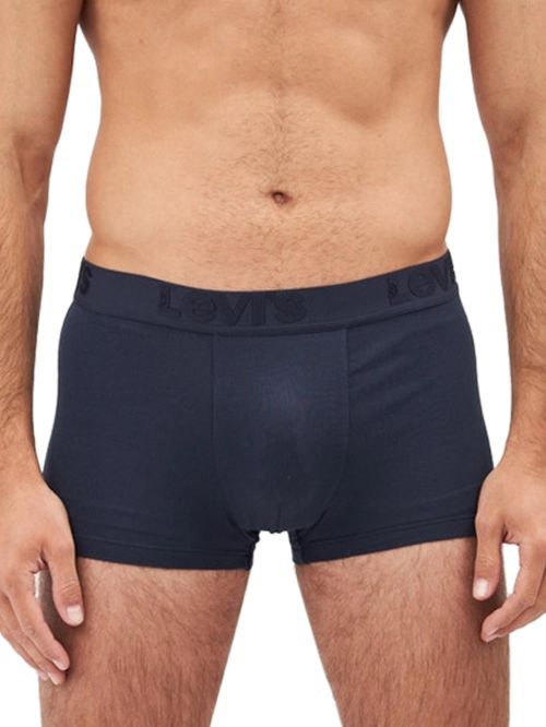 LEVIS Boxer Trunk - Ελαστικό Βαμβάκι - Blue - Πακέτο με 3