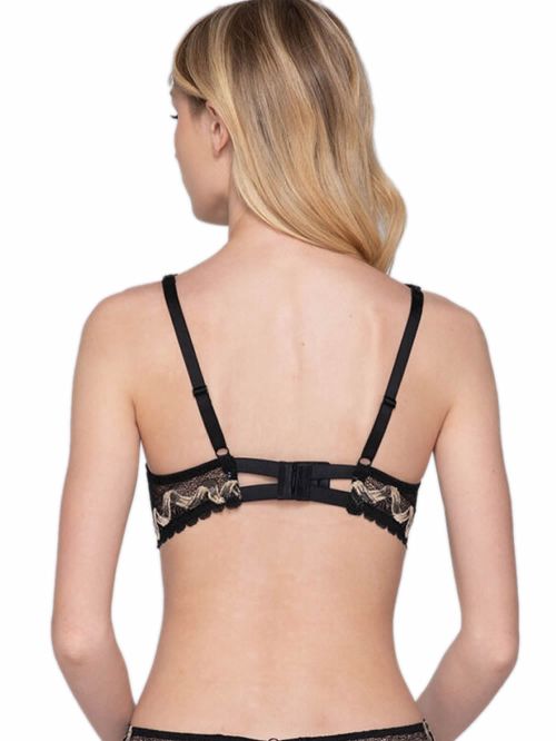 σουτιέν luna 15201 black μπροστά