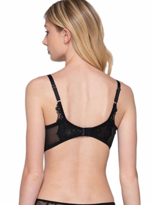 σουτιέν luna 15241 black μπροστά