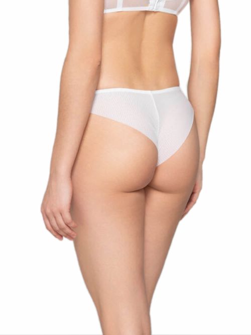 LUNA Brazilian Slip Pearl - Διαφάνεια & Δαντέλα