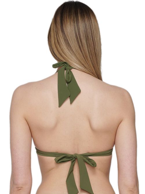 Μαγιό LUNA Blue Sense Μπικίνι Τρίγωνο Push Up Olive - Χωρίς Μπανέλα 