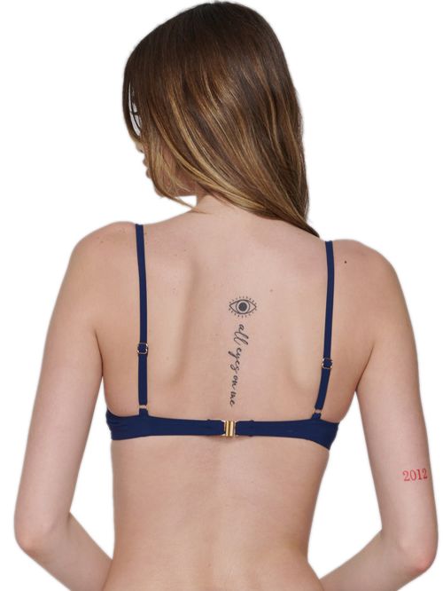 μπικίνι τρίγωνο luna 92061 blue μπροστά