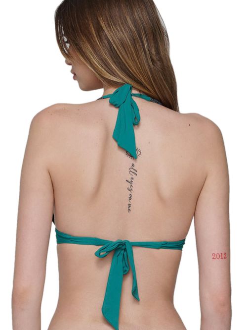 Μαγιό LUNA Topaz Μπικίνι Τρίγωνο Push Up - Χωρίς Μπανέλα - Lurex Λαμέ 