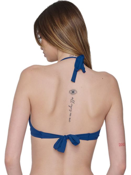 μπικίνι τρίγωνο luna 94073 blue μπροστά