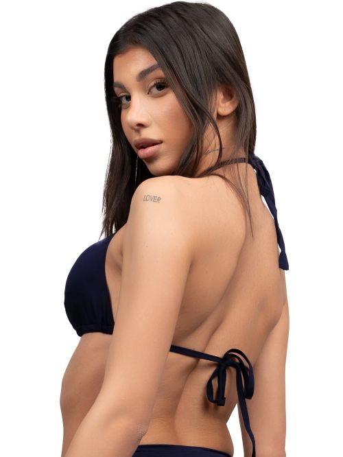 Μαγιό LUNA Μπικίνι Τρίγωνο Dark Blue - Αφαιρούμενη Ενίσχυση