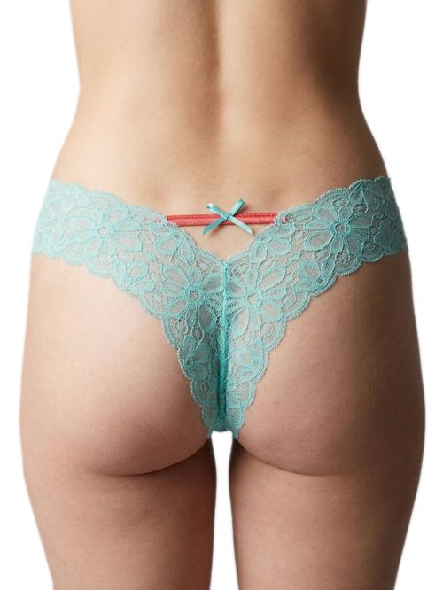 &Sigma;&lambda;&iota;&pi; Brazil MILENA by PARIS - Floral &mu;&epsilon; &Delta;&alpha;&nu;&tau;έ&lambda;&alpha; & V-Cut 