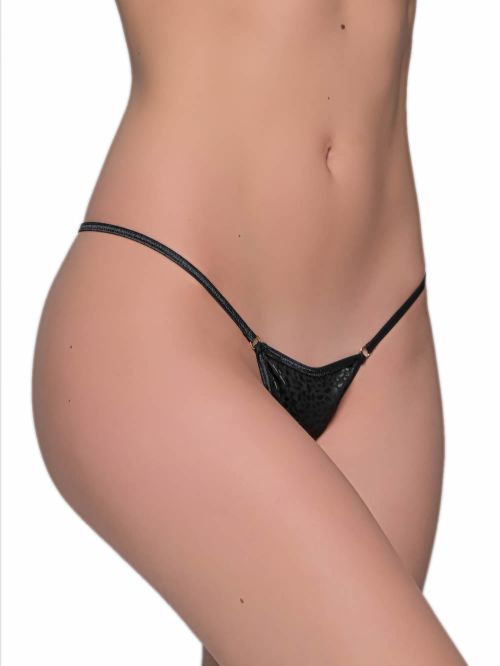 g-string milena 006861 black μπροστά
