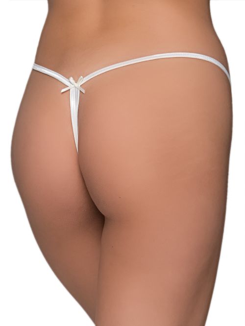 MILENA BY PARIS G-String - Διαφάνεια & Δαντέλα