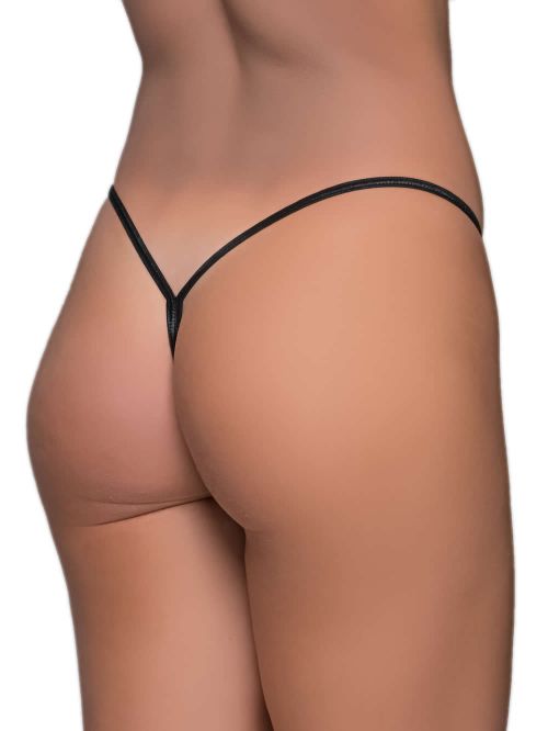 MILENA BY PARIS G-String Animal Print - Λαμπερό Βελούδο