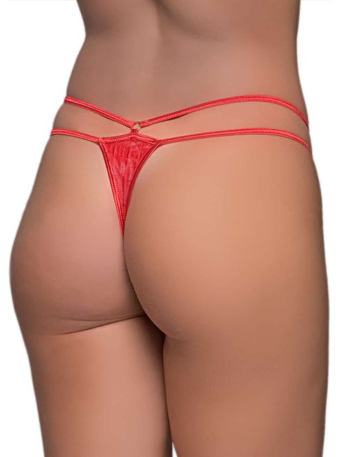 MILENA BY PARIS String - Floral Δαντέλα & Strass