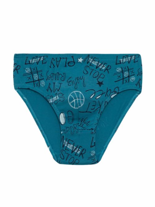 Παιδικό Σλιπ MINERVA για Αγόρι Basket - 100% Αγνό Βαμβάκι - Πακέτο με 3