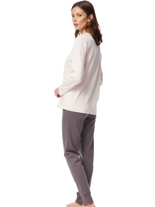 Γυναικεία Πυτζάμα MINERVA DARK ROMANCE- 100% Βαμβάκι Interlock