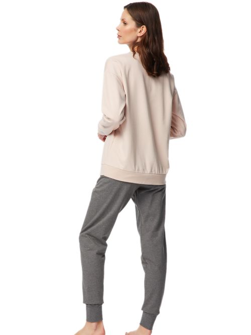 Γυναικεία Πυτζάμα MINERVA Dance Φούτερ - 100% Βαμβάκι Interlock