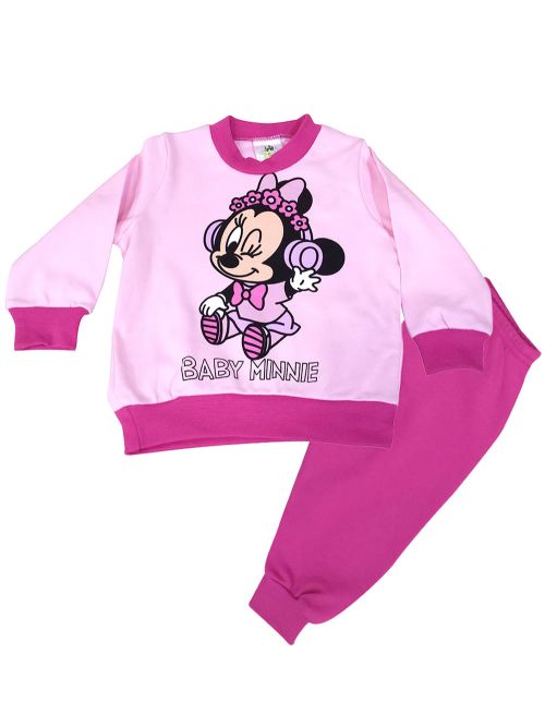 Βρεφική Πυτζάμα Minerva Disney Minnie για κορίτσι MUSIC -  100% Αγνό Βαμβάκι