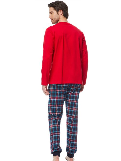 ανδρική πυτζάμα minerva 71011-018 μπροστά