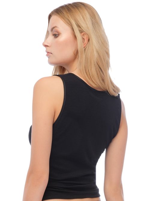 MINERVA Γυναικεία Μάλλινη Φανέλα - 100% Αγνό Μαλλί - Δαντέλα 