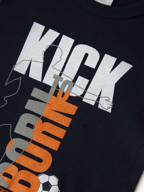 Εφηβική Φανέλα MINERVA Kick για Αγόρι - Κοντό Μανίκι - 100% Βαμβακερή 