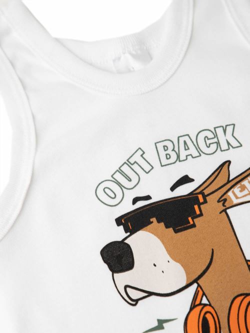 Παιδική Φανέλα MINERVA για Αγόρι Out Back - Φαρδιά Τιράντα - 100% Αγνό Βαμβάκι