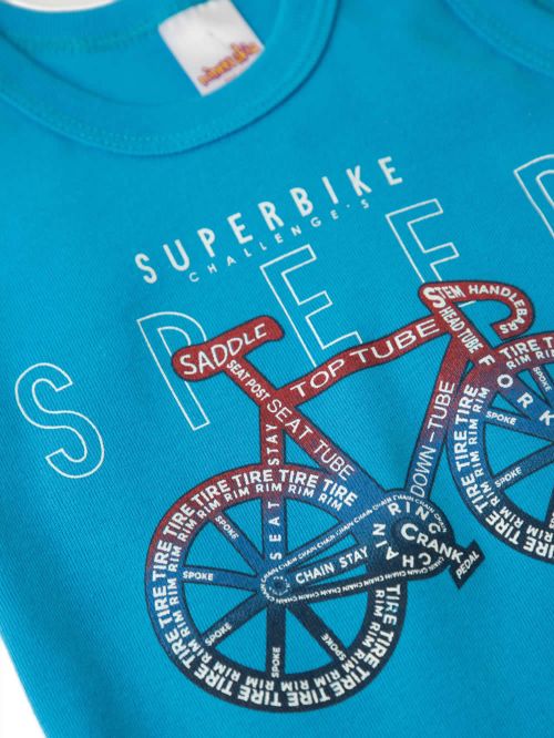 Εφηβική Φανέλα MINERVA για Αγόρι Bike - Λεπτή Τιράντα - 100% Βαμβακερή 