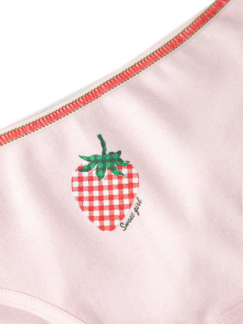 Εφηβικό Σλιπ MINERVA για Κορίτσι Strawberry - 100% Αγνό Βαμβάκι