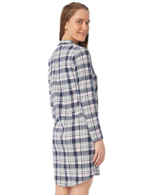 Γυναικείο Πουκαμίσα Νυχτικό MINERVA Relax - 100% Βαμβακερό 