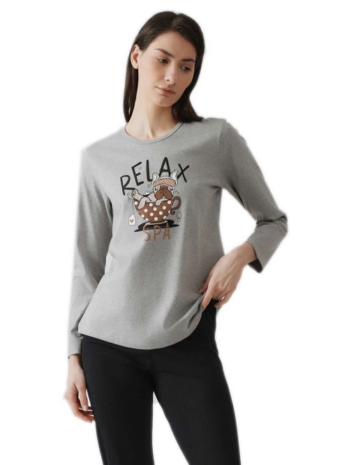 Γυναικεία Πυτζάμα MINERVA Relax - 100% Βαμβάκι Interlock