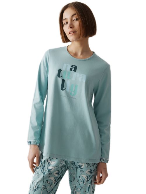 Γυναικεία Πυτζάμα MINERVA Naturally - 100% Βαμβάκι Interlock