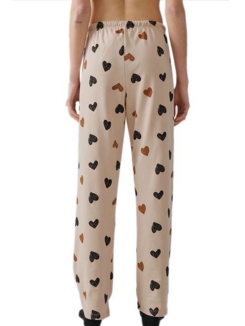 Γυναικείο Παντελόνι MINERVA Print - 100% Βαμβάκι Interlock