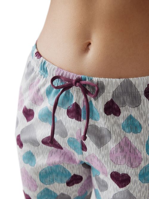 Γυναικείο Παντελόνι MINERVA Print - 100% Βαμβάκι Interlock