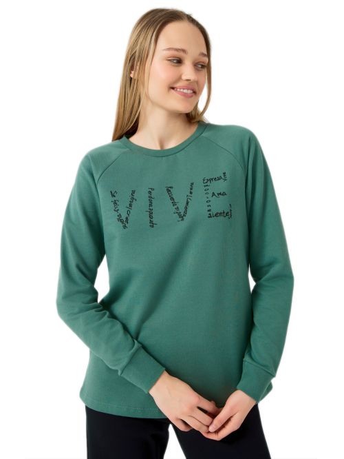 Γυναικεία Πυτζάμα - Φόρμα MINERVA VIVE Φούτερ - 100% Βαμβάκι