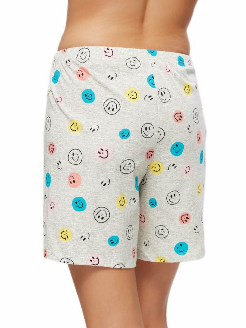 MINERVA Γυναικείο Μακρύ Σορτς Smile - 100% Βαμβακερό 